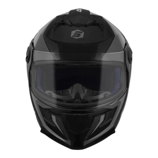 casco integral stealth concept negro/gris brillante protork