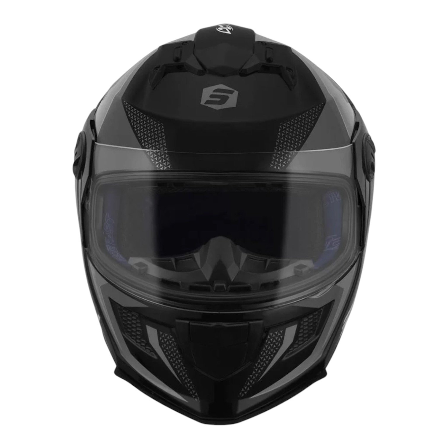 casco integral stealth concept negro/gris brillante protork