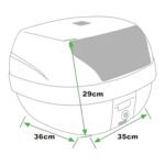 baul smart box 28lt negro protork