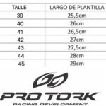 cuadro de tallas